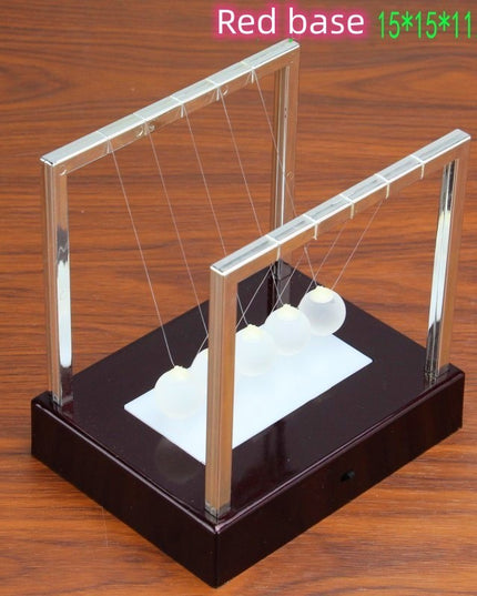 Newtons Cradle LED Light Up Kinetic Energy Home Office Science Toys Home Decor