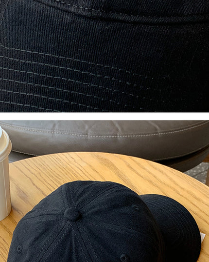 Cotton Wide Brim Face-looking A Little Retro Peaked Cap