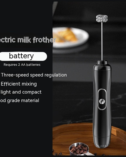 Milk Frother Egg Beater Coffee Frother Household Electric Milk Stirring Battery Handheld Blender