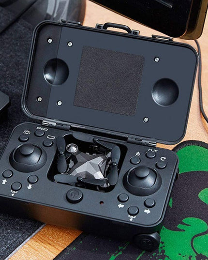 New Luggage Box Storage Box Folding Mini UAV Aerial Photography Remote Control Four Axis Children's Toys Drone
