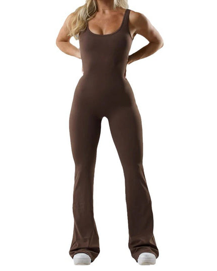 Tight Yoga Bodysuit Casual Hollow Seamless Womens Clothing