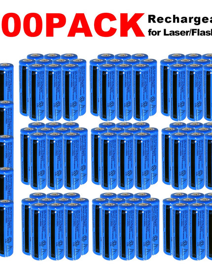 50&100pcs  Battery 3.7V Rechargerable Li-ion 3000mAh 18650 Batteries For Torch Flashlight Laser Headlamp