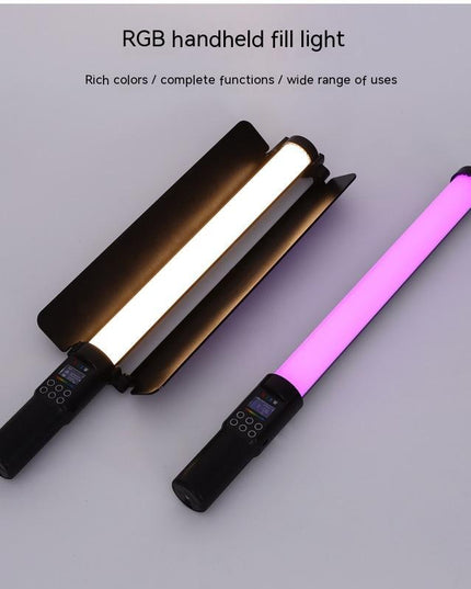 LED Handheld Full Color RGB Stick Light Photography Light Color Adjustable