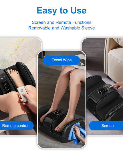 CJ Viral HB5006 Automatic Foot Massager With Heat Multi-Function Leg And Feet Massage Machine For Home Use