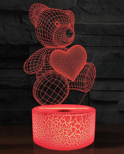 3D Lamp Acrylic USB LED Night Lights Neon Sign Lamp Xmas Christmas Decorations For Home Bedroom Birthday Decor Valentines Day Gifts