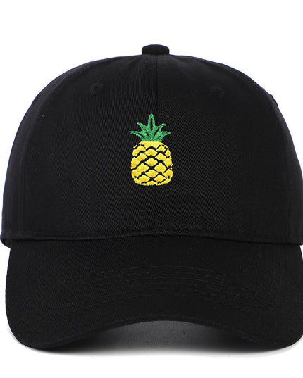 Pineapple Embroidered Baseball Cap Tide Travel Leisure