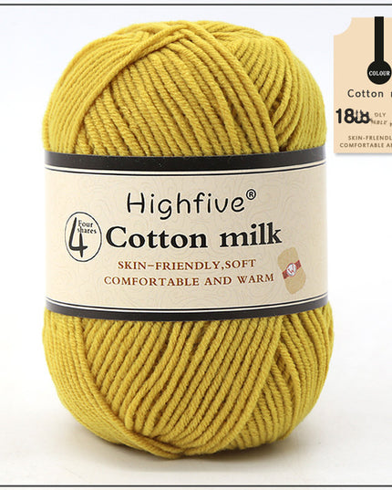 Milk Cotton Wool For Knitting Baby Crochet Yarn Wea