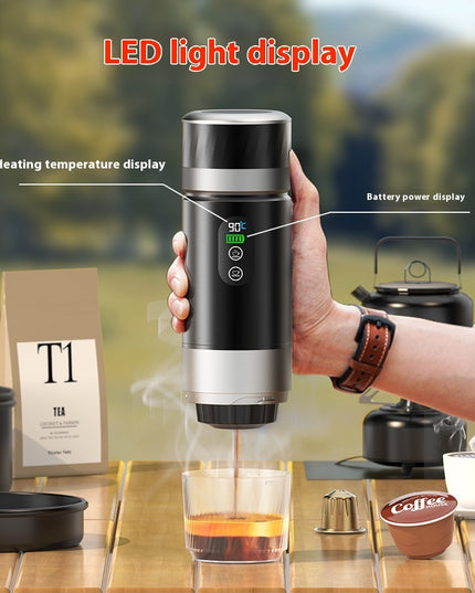 Portable Household Small American Pressure Heating Coffee Machine