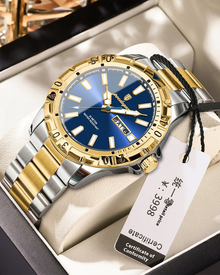Swiss Brand Waterproof Fashion New Men's Super Strong Luminous Watch