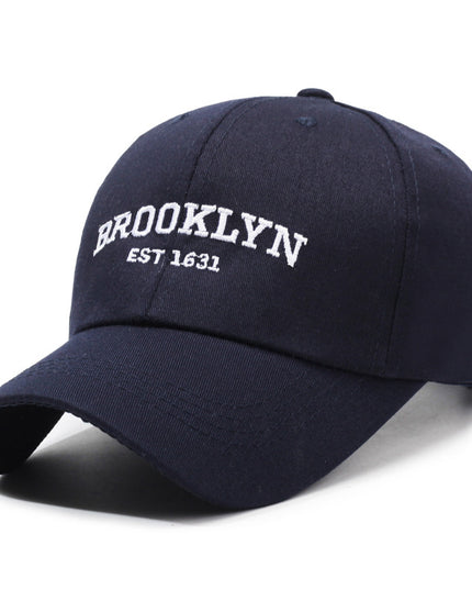 Embroidered Mens Sun-protective Baseball Cap