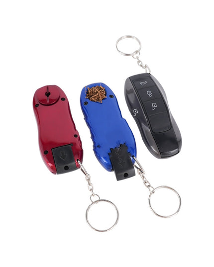 Creative Car Key Pipe Portable Aluminum Alloy Pipe Pipe