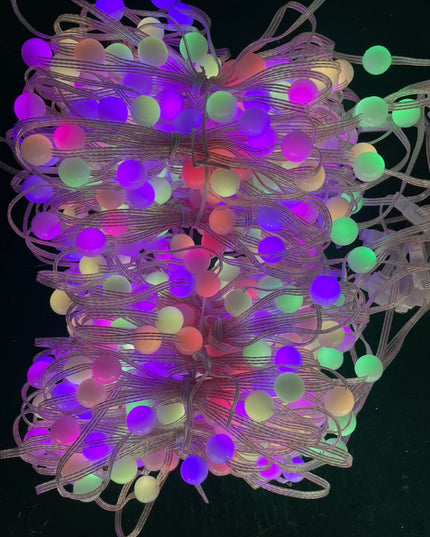 Smart LED RGB Curtain String Lights Bluetooth APP Control Christmas Fairy Light Garland DIY Picture Display Party Wedding Decor