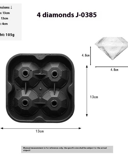 Creative Skull Rose Silicone Ice Grid Mold