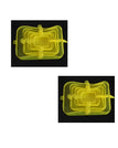 Square yellow 12pcs
