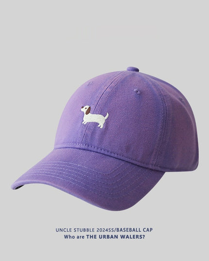 Dachshund Embroidered Baseball Cap For Women Versatile And Easy To Style