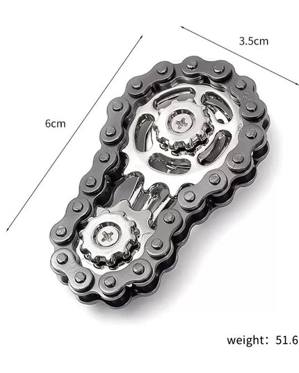 Big And Small Gear Chain Fingertip Gyro Decompression Toy