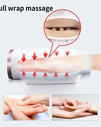 Viral Portable Hand Massager With Heat Air Compression Relief For Hand Pain