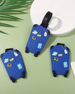 Sapphire Blue Trolley Case
