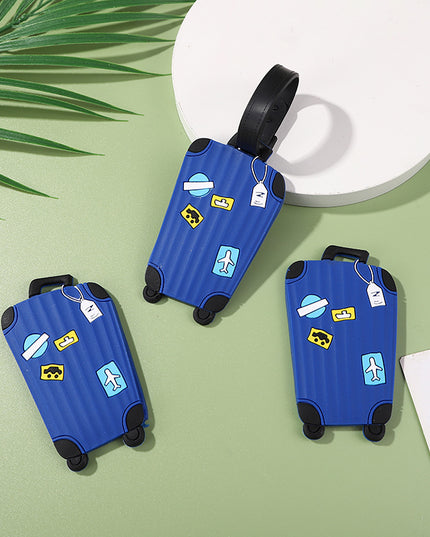 PVC Soft Rubber Silicone Plastic Luggage Tag Tag
