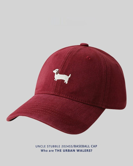 Dachshund Embroidered Baseball Cap For Women Versatile And Easy To Style