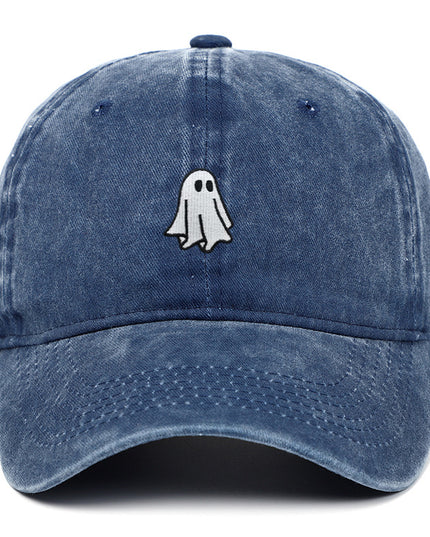 Washed Distressed Embroidered Baseball Cap For Casual Outdoor Sports