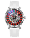 White Rubber Strap / With box and regulator