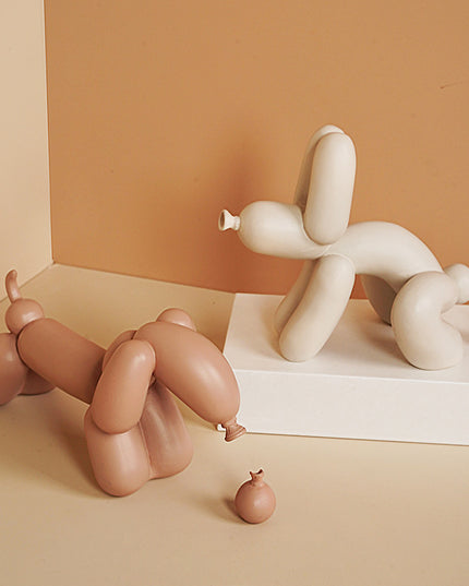Wave Spectrum Balloon Dog Ornament Decoration