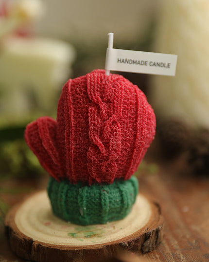 Woolen Gloves Candles Photography Props Creativity