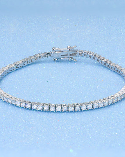 2-6mm Full Set Moissanite Girl S925 Silver Ao Advanced Design Bracelet