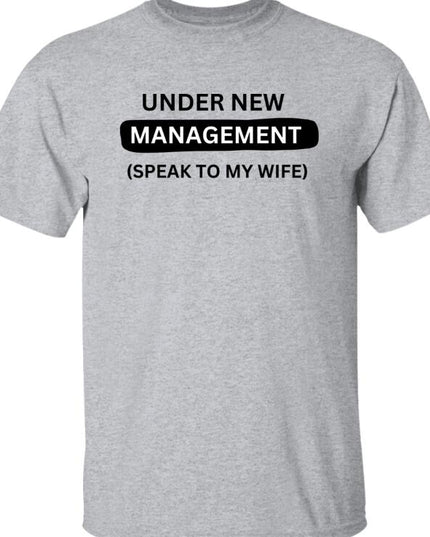 Funny T-shirts For Newlyweds Under New Management In Europe And America