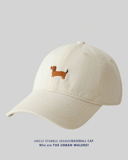 Dachshund Embroidered Baseball Cap For Women Versatile And Easy To Style